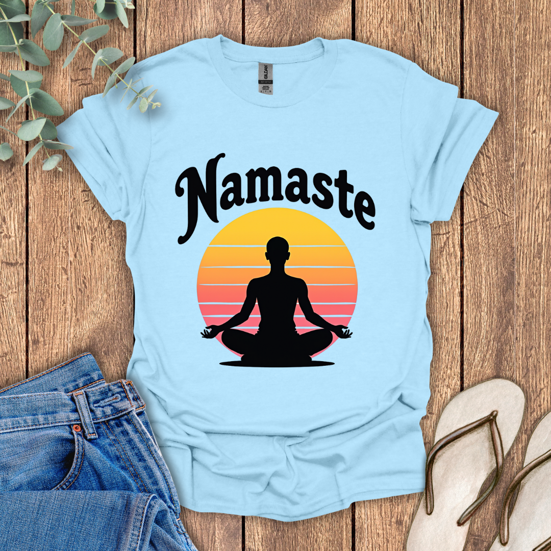Namaste Retro T-Shirt