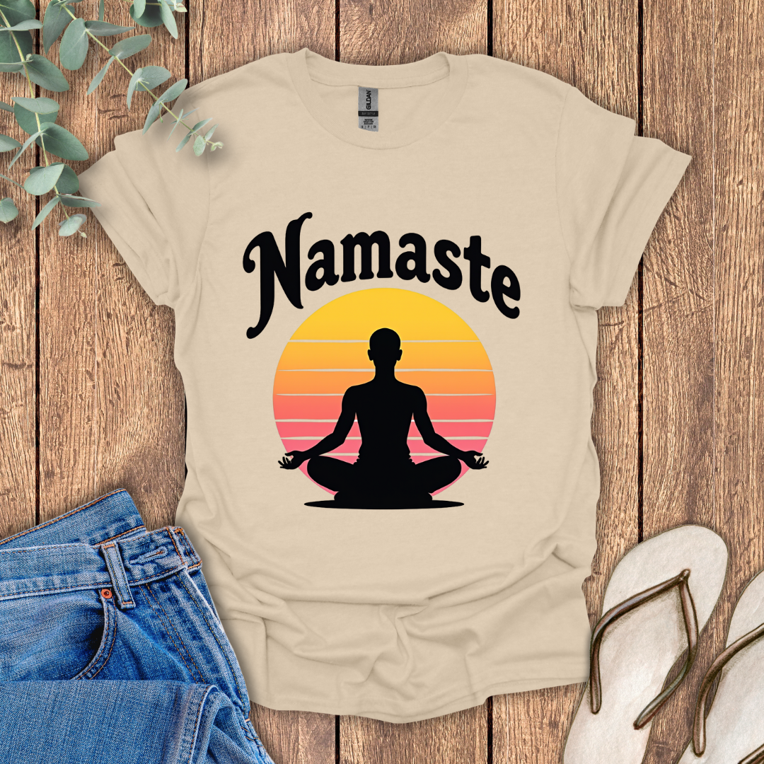 Namaste Retro T-Shirt