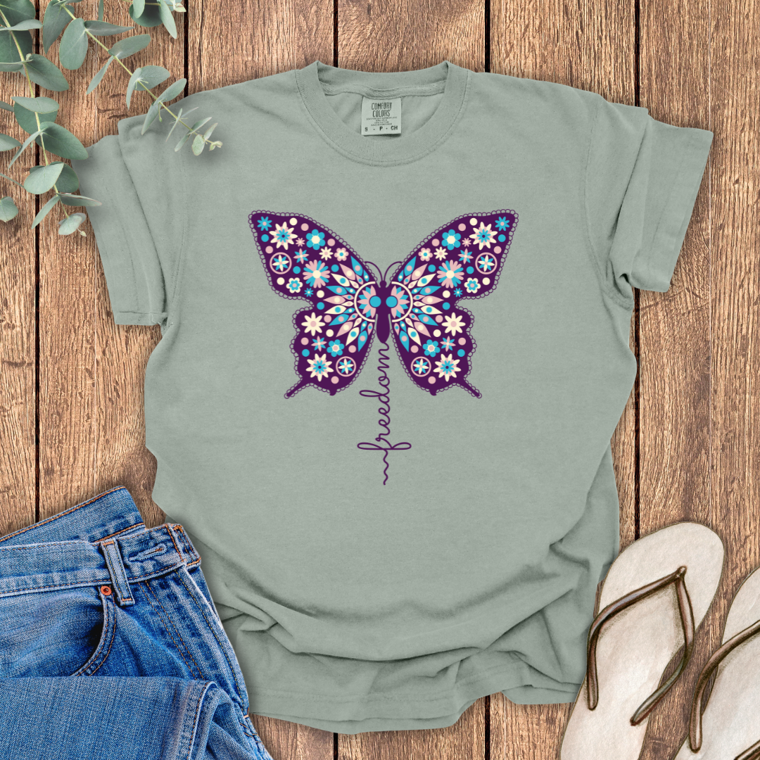 Freedom Butterfly T-Shirt