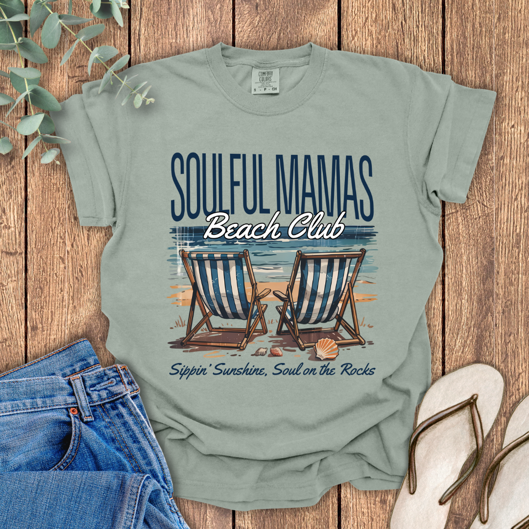 Soulful Mamas Beach Club T-Shirt