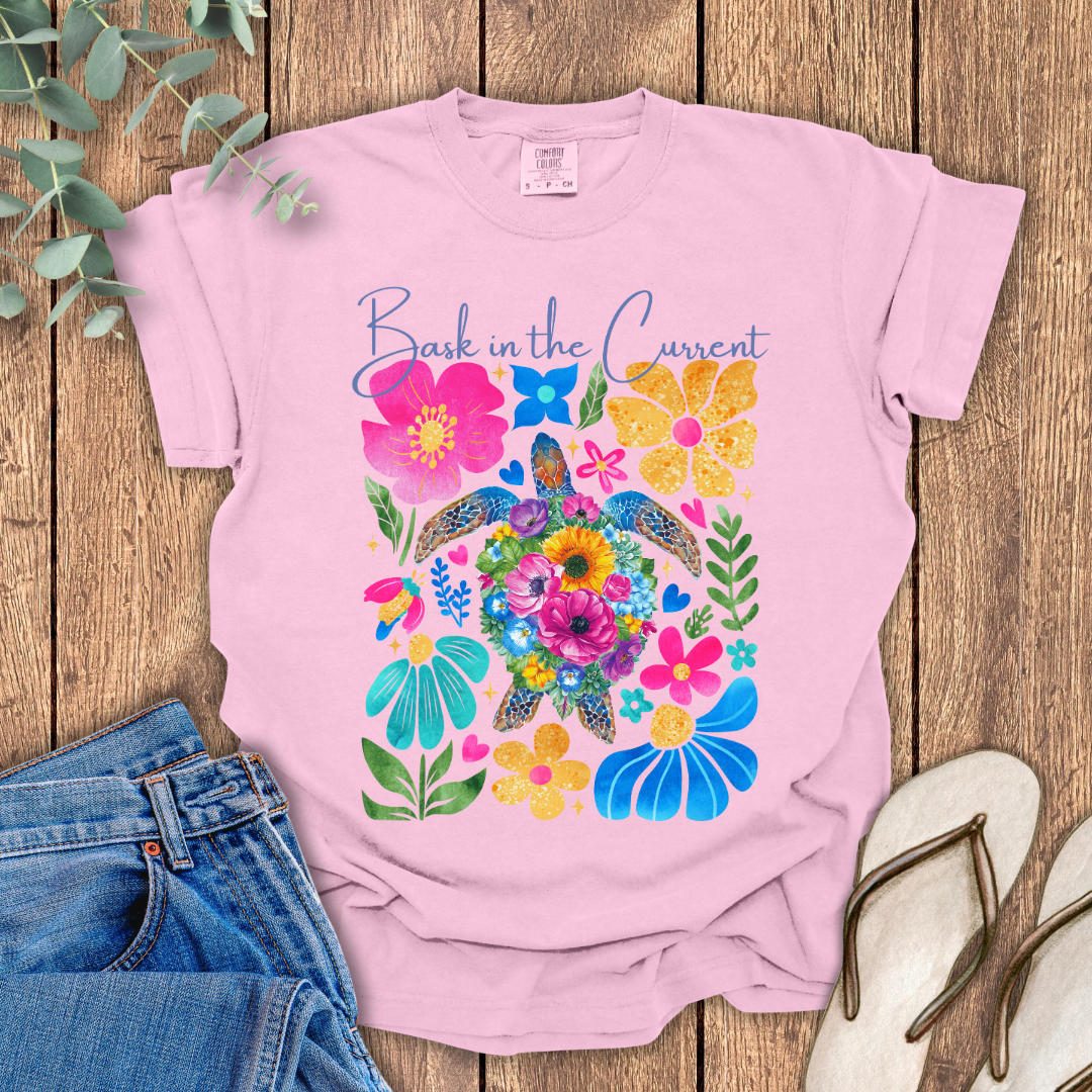 Bask In The Current T-Shirt