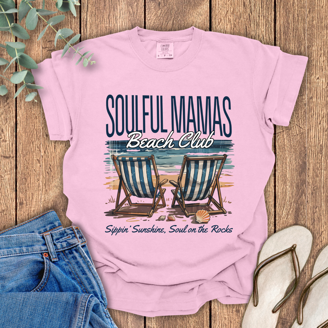 Soulful Mamas Beach Club T-Shirt