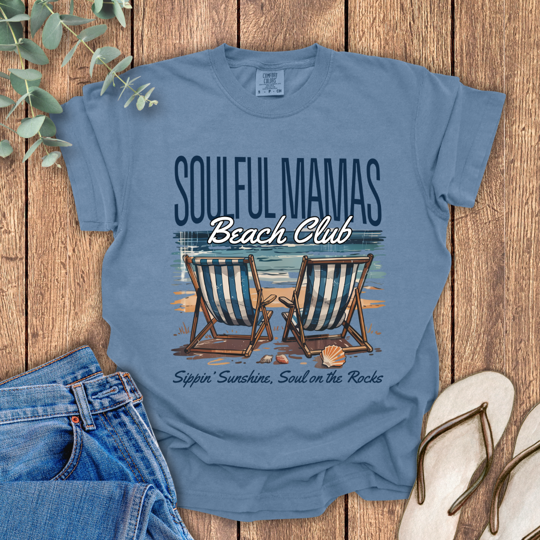 Soulful Mamas Beach Club T-Shirt