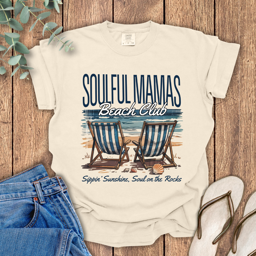 Soulful Mamas Beach Club T-Shirt