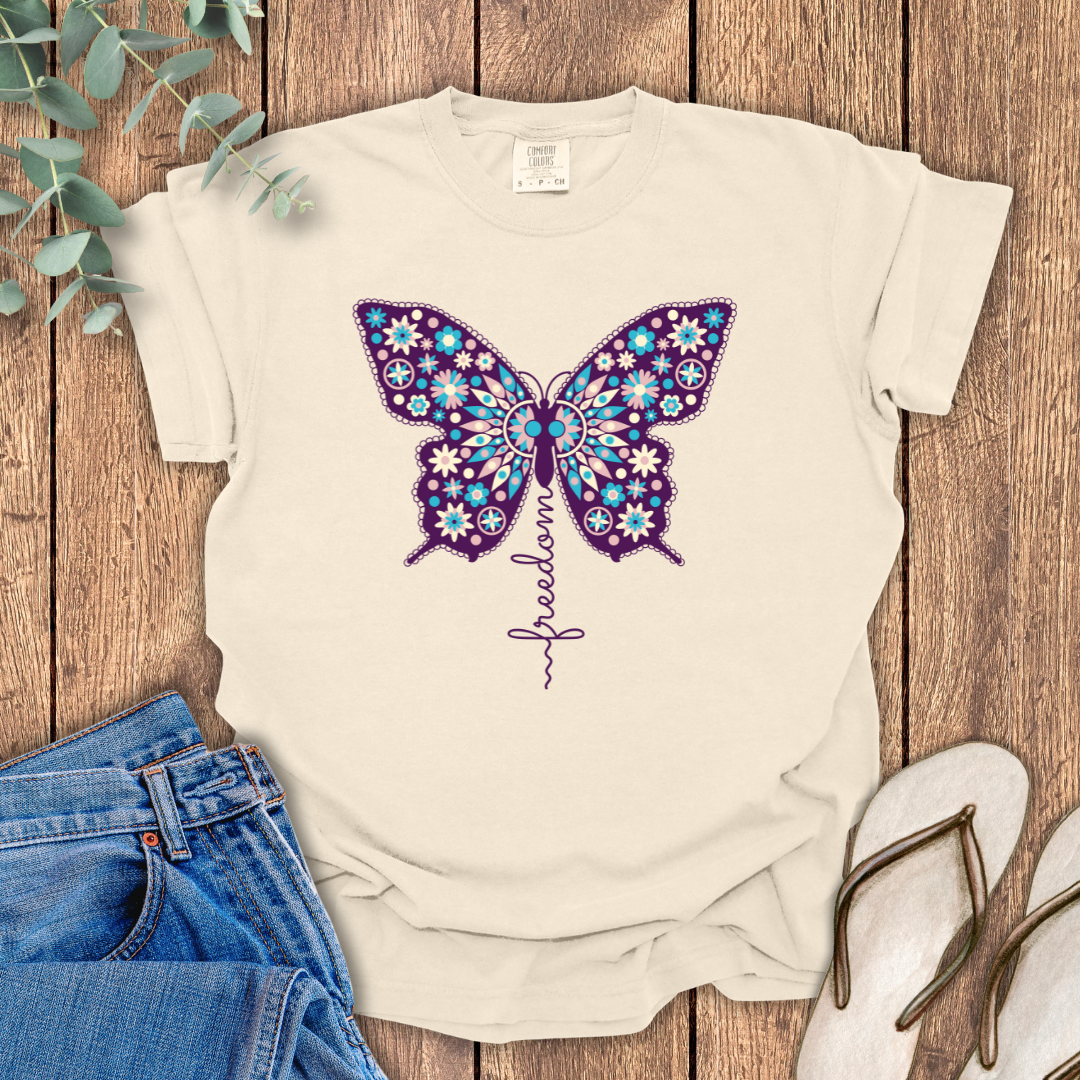 Freedom Butterfly T-Shirt