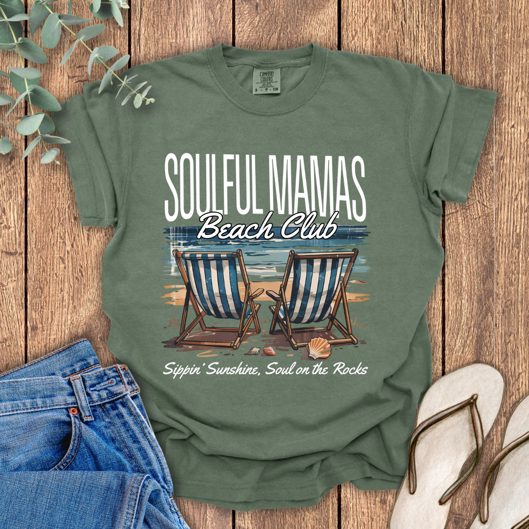 Soulful Mamas Beach Club T-Shirt