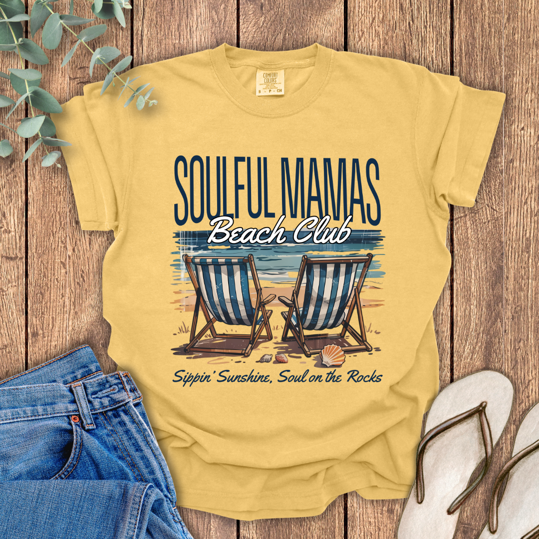 Soulful Mamas Beach Club T-Shirt