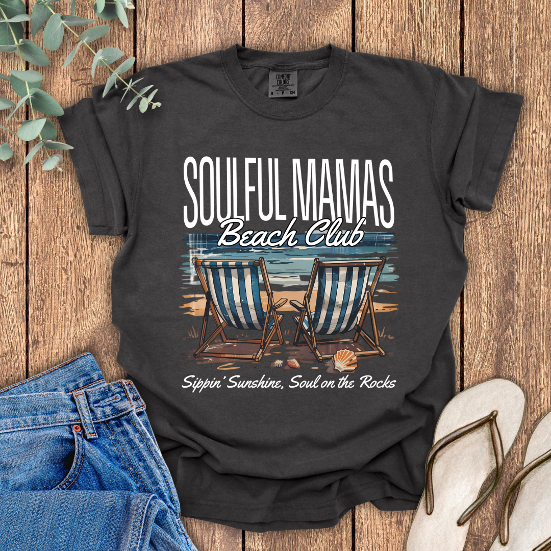 Soulful Mamas Beach Club T-Shirt