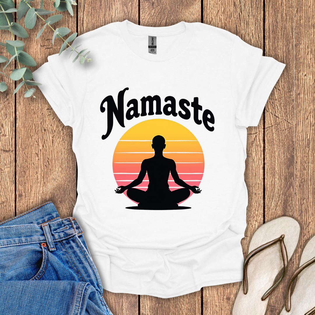 Namaste Retro T-Shirt