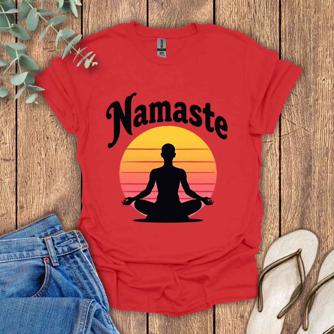 Namaste Retro T-Shirt