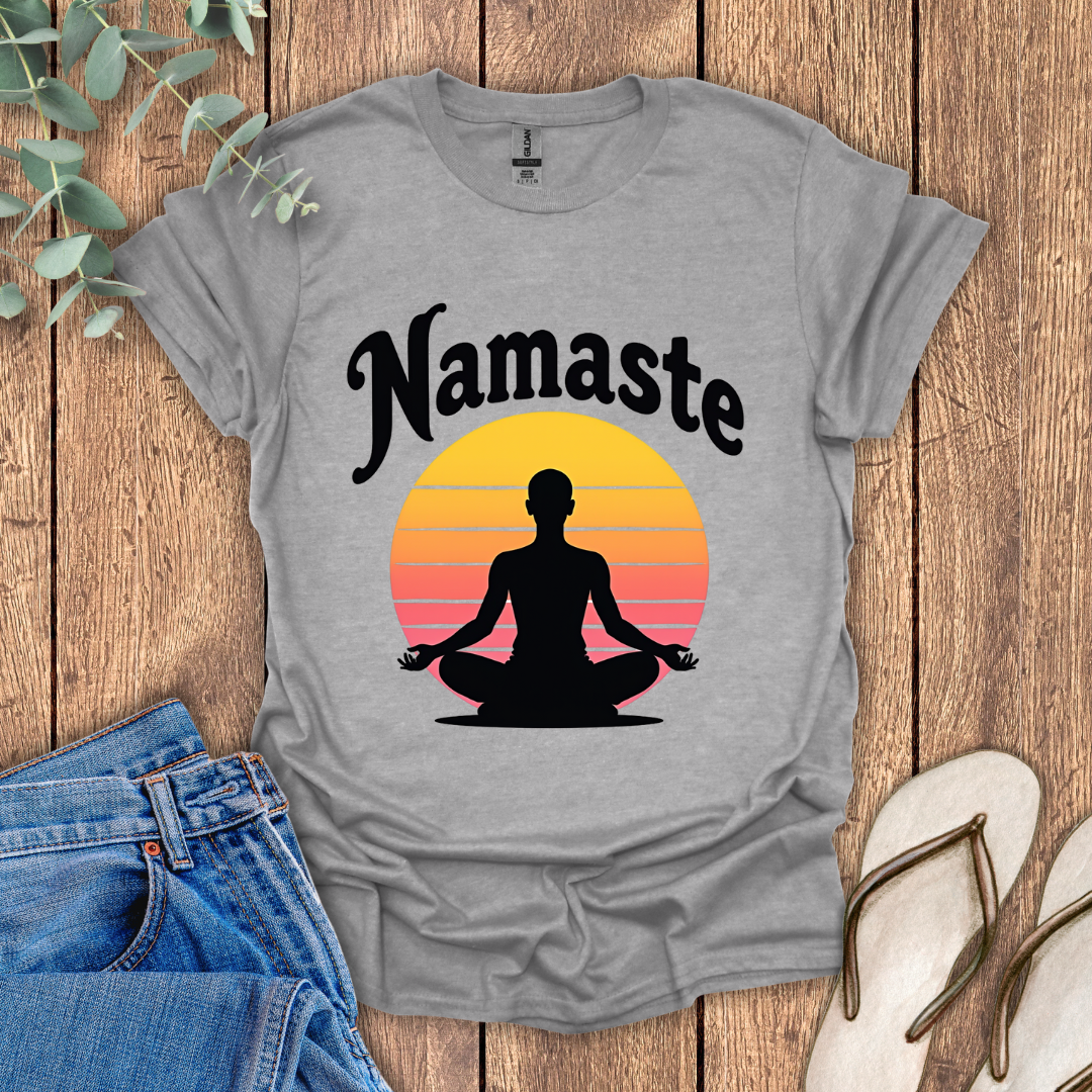 Namaste Retro T-Shirt
