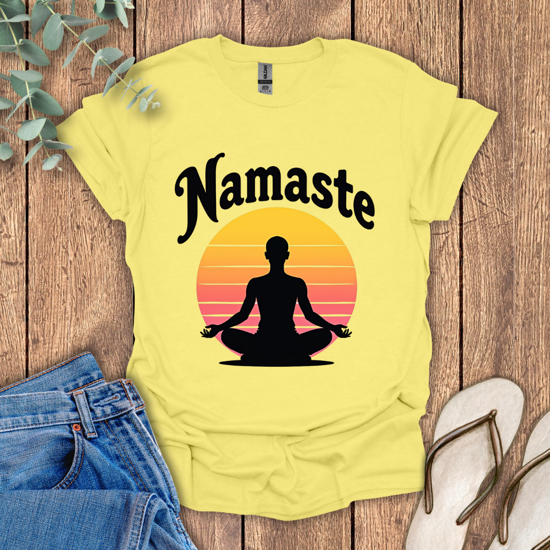 Namaste Retro T-Shirt