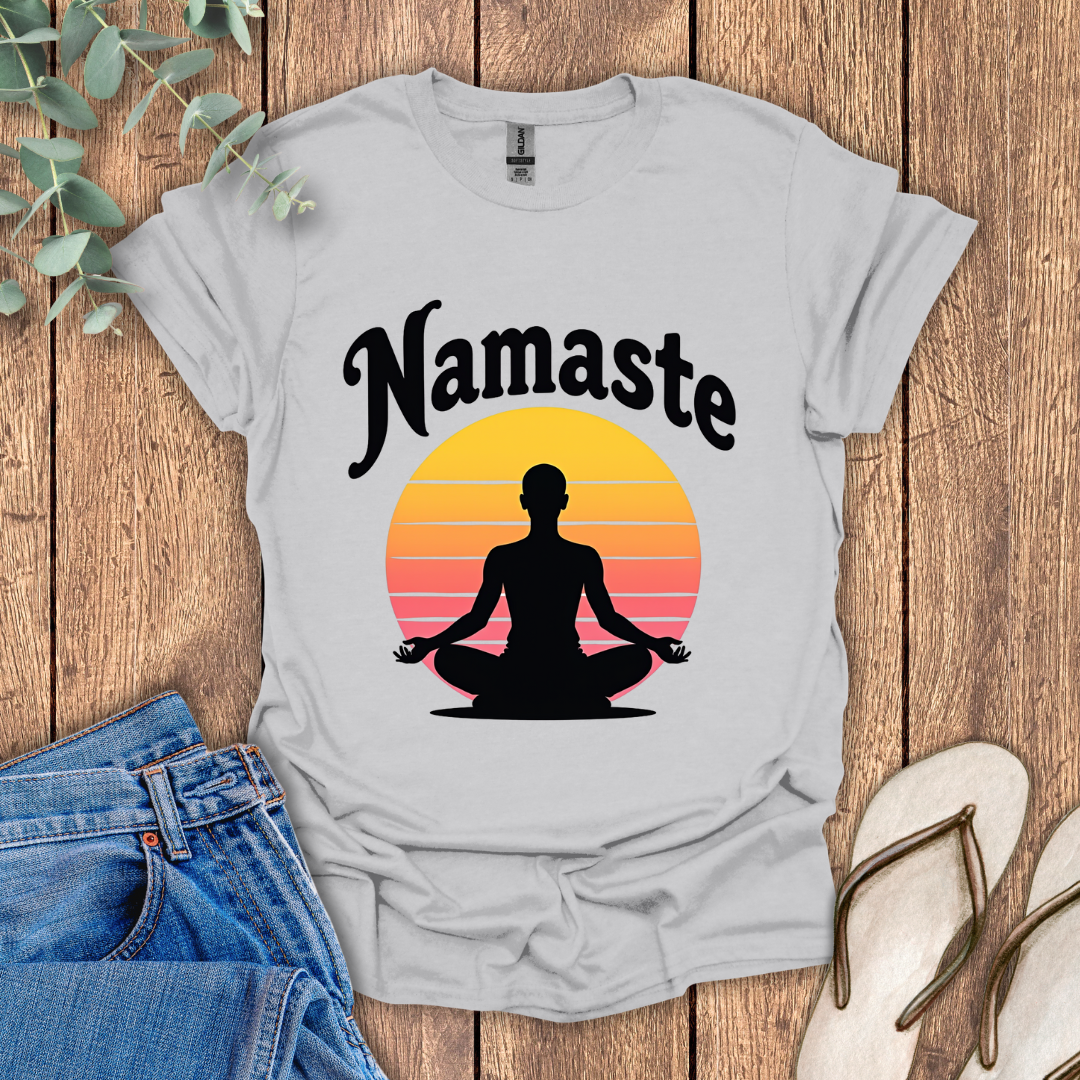 Namaste Retro T-Shirt