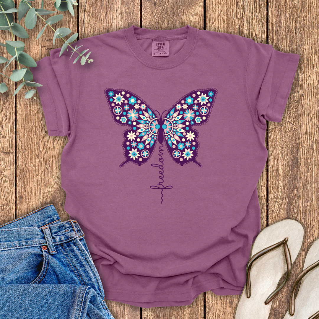 Freedom Butterfly T-Shirt