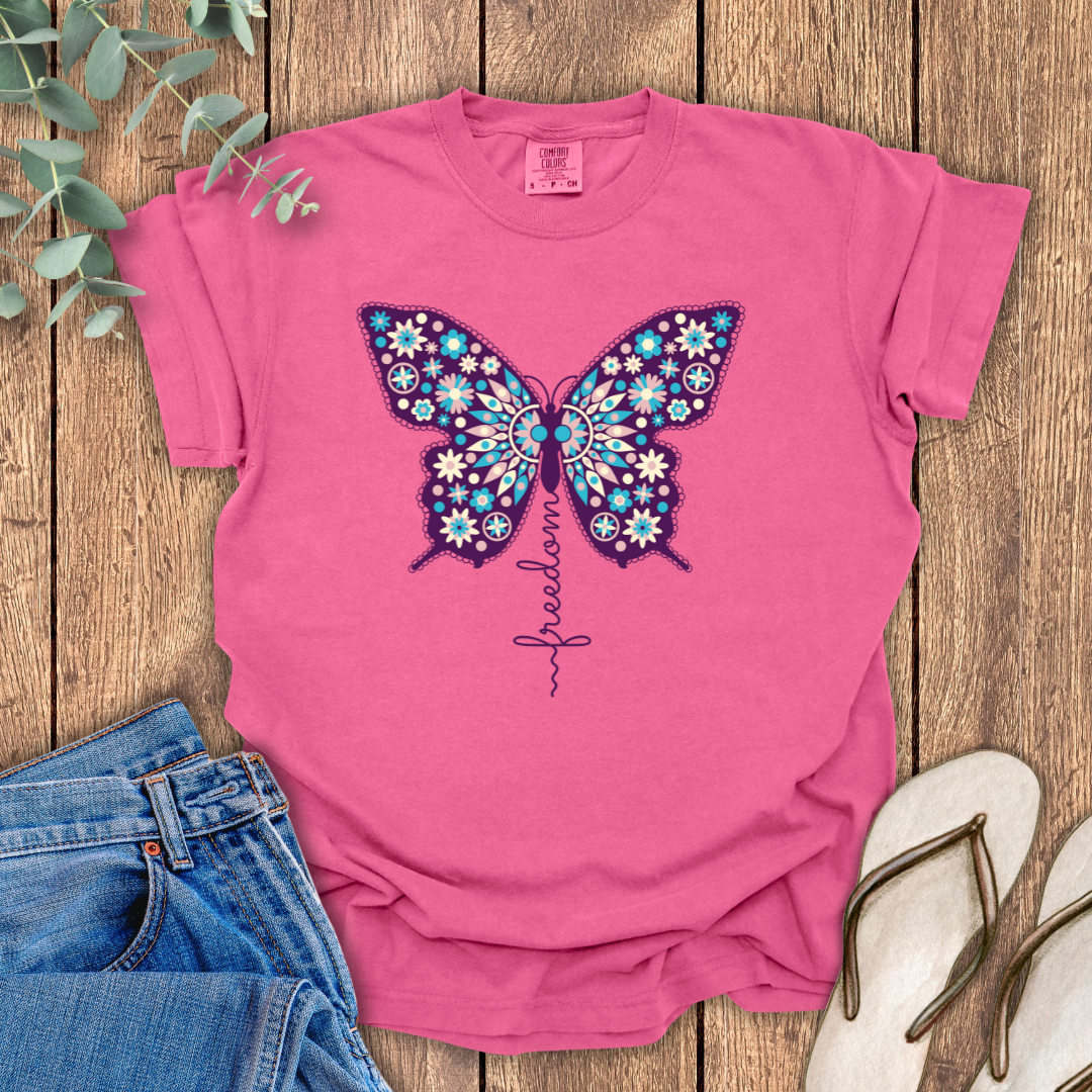 Freedom Butterfly T-Shirt