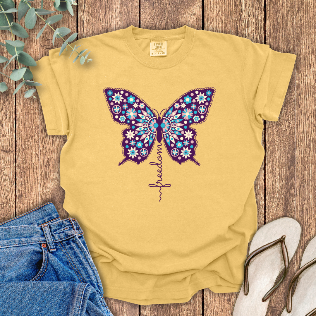Freedom Butterfly T-Shirt